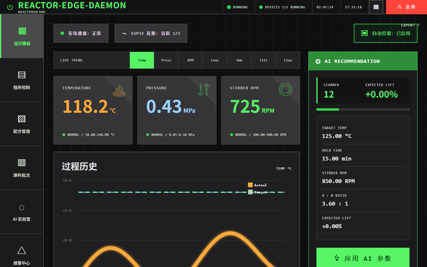ReactorOS Web UI
